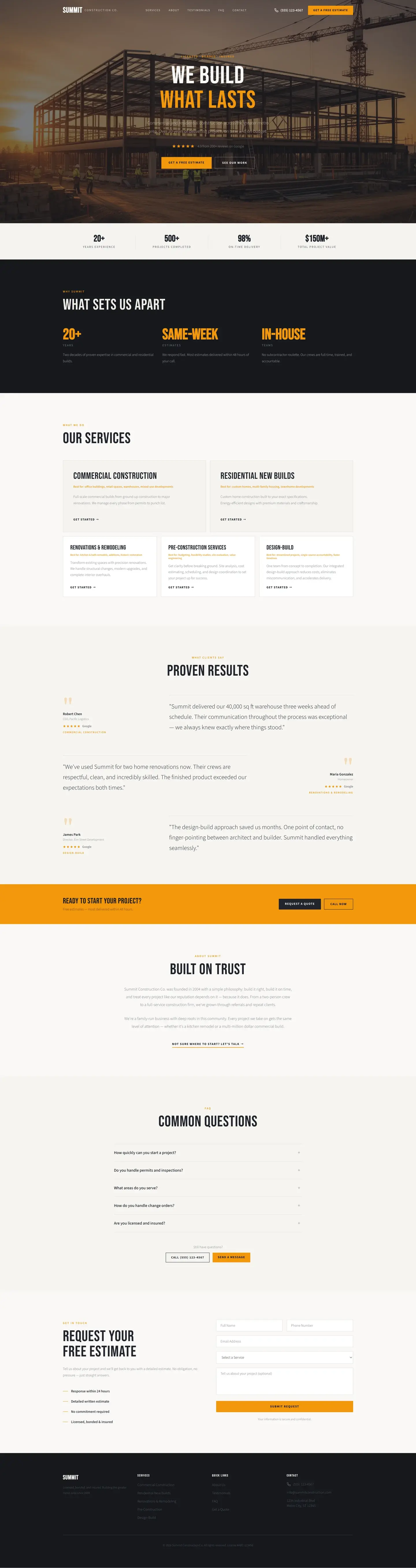 Summit Construction Co. screenshot 1