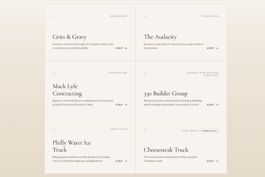 Keysha Brand Hub homepage